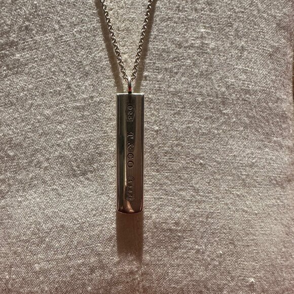 Tiffany & Co. Necklace Set — Paloma Picasso Loving Heart (1P Diamond) + 1837 Bar - Picture 4 of 11